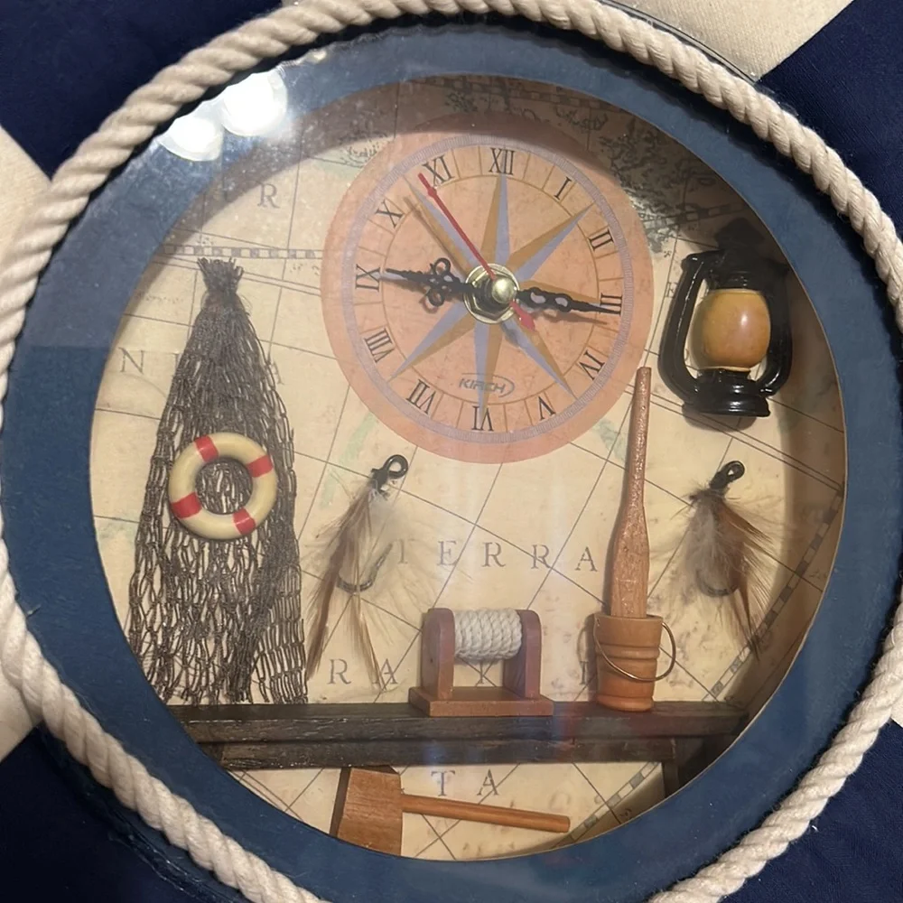 Welcome Aboard Nautical  Clock